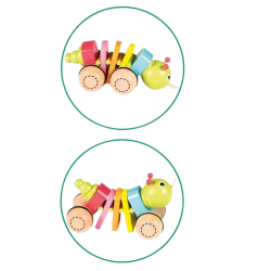 Goula Bruco trainabile giocattolo per bambini dai 12 mesi Goula Bruco trainabile giocattolo per bambini dai 12 mesi