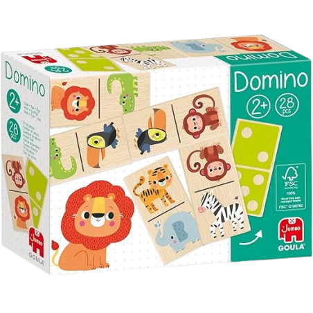 Domino con animali della Giungla di Goula