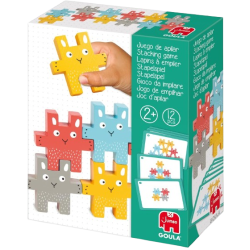 La scatole del gioco di Coniglietti in legno da impilare di Goula La scatole del gioco di Coniglietti in legno da impilare di Goula