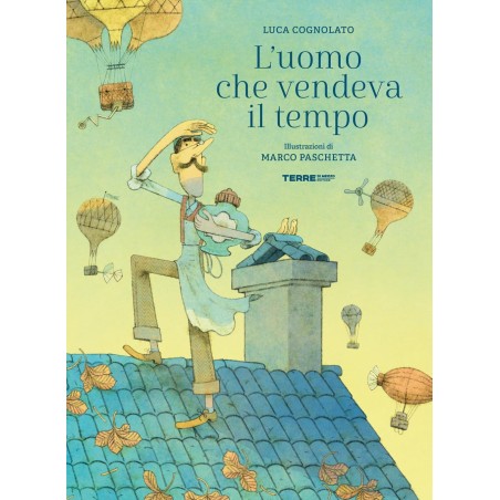 La copertina del libro  L’uomo che vendeva il tempo di Terre di Mezzo