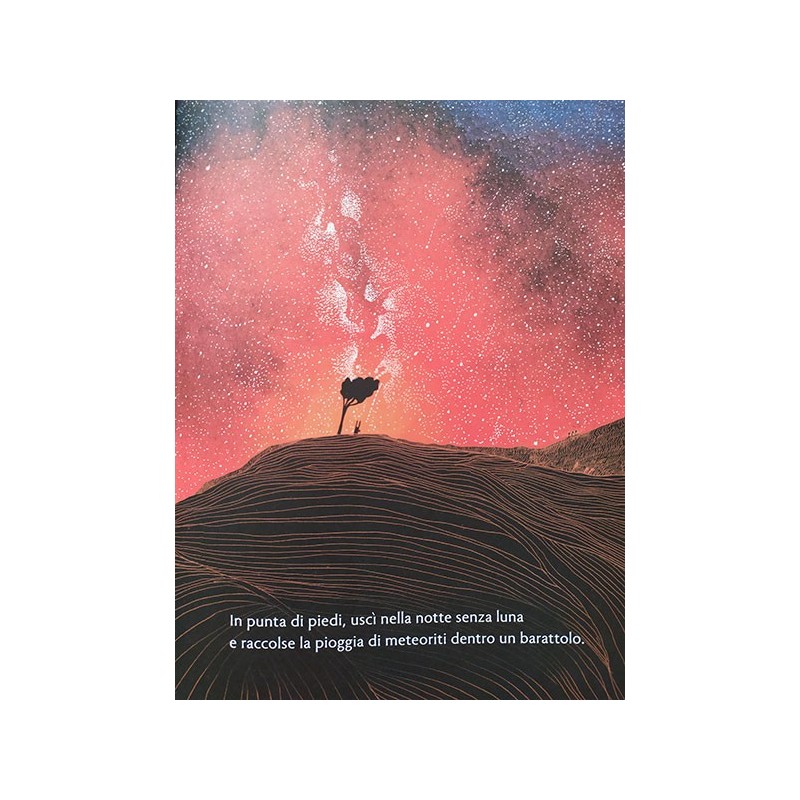 Un'immagine iconica del tramonto sulla collina del libro Un barattolo di stelle di Terre di Mezzo Un'immagine iconica del tramonto sulla collina del libro Un barattolo di stelle di Terre di Mezzo