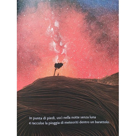 Un'immagine iconica del tramonto sulla collina del libro Un barattolo di stelle di Terre di Mezzo Un'immagine iconica del tramonto sulla collina del libro Un barattolo di stelle di Terre di Mezzo