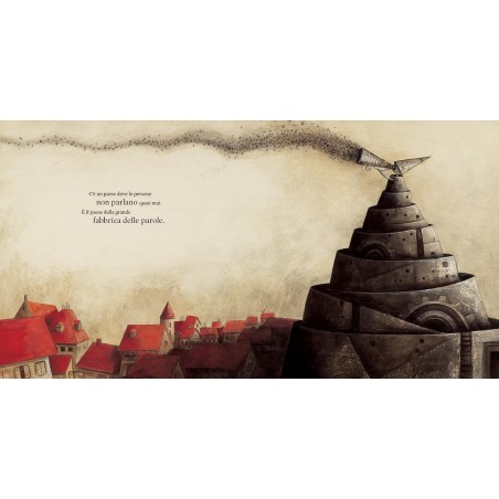 Colori tenui, illustrazioni definite per il libro La grande fabbrica delle parole di Terre di Mezzo Colori tenui, illustrazioni definite per il libro La grande fabbrica delle parole di Terre di Mezzo