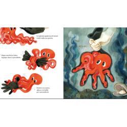 Un estratto delle illustrazioni del libro La libertà del polpo di Terre di Mezzo Un estratto delle illustrazioni del libro La libertà del polpo di Terre di Mezzo