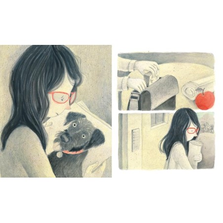 La prima protagonista del silent book Via della gentilezza di Terre di Mezzo