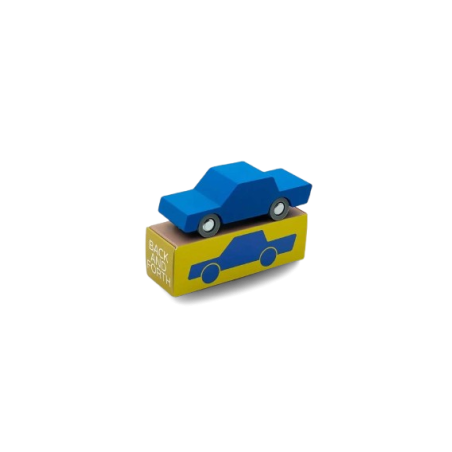 La scatola della macchinina blu di Waytoplay La scatola della macchinina blu di Waytoplay