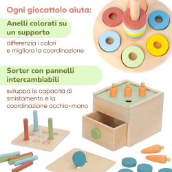 Giochi ad incastro con forme in legno Giochi ad incastro con forme in legno