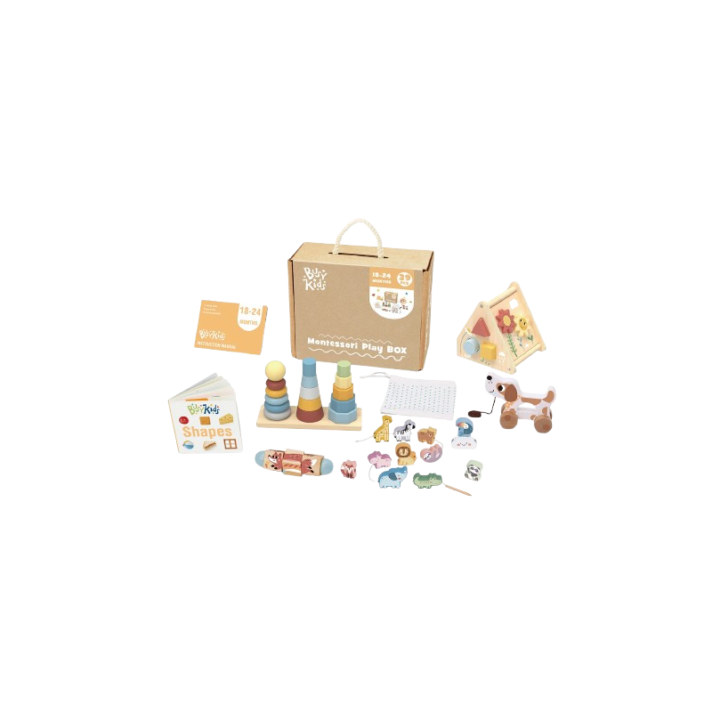 La Box Giochi Montessori in Legno 18-24 Mesi di BusyKids