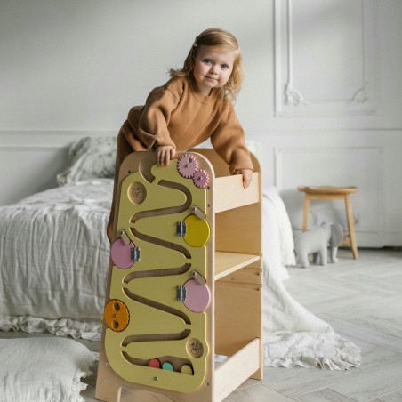 La Torre di Apprendimento Multifunzione Vaniglia di BusyKids è stabile e sicura per i tuoi bambini La Torre di Apprendimento Multifunzione Vaniglia di BusyKids è stabile e sicura per i tuoi bambini