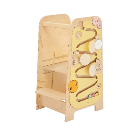 La Torre di Apprendimento Multifunzione Vaniglia di BusyKids