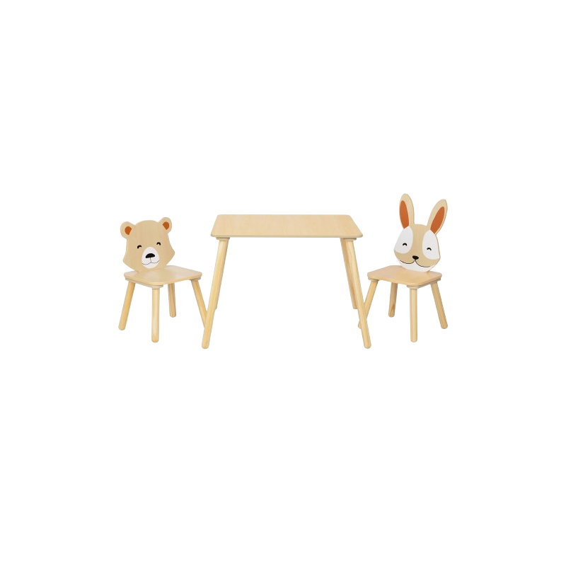 Il Tavolo per Bambini con Sedie a Forma di Animali di BusyKids
