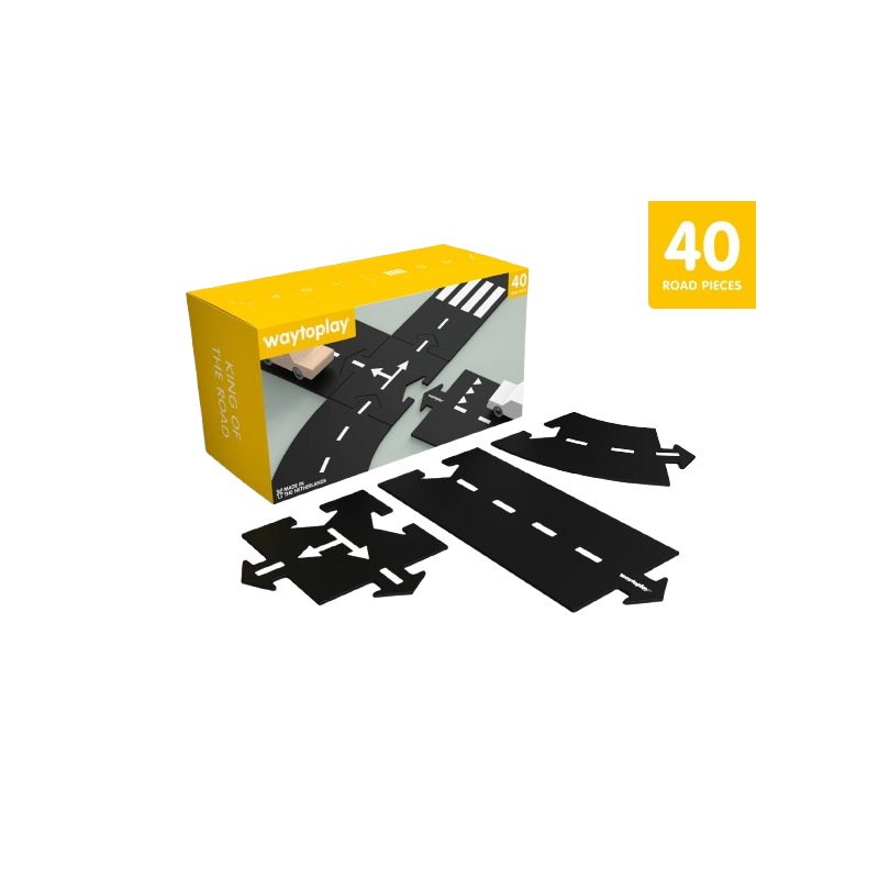 Scatola e contenuto della pista King of the Road di Waytoplay