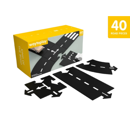 Scatola e contenuto della pista King of the Road di Waytoplay