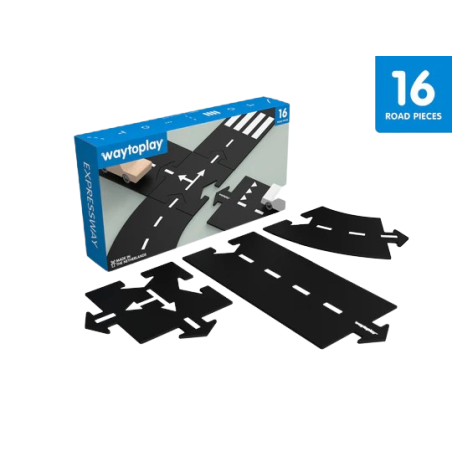 Scatola e contenuto della pista Expressway di Waytoplay