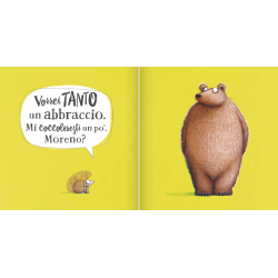 Il dolcissimi protagonista del libro Vorrei tanto un abbraccio di Caissa Italia Il dolcissimi protagonista del libro Vorrei tanto un abbraccio di Caissa Italia