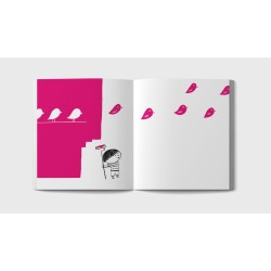 Il piccolo imbianchino protagonista della storia Il Libro Bianco di Minibombo