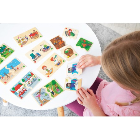 Panoramica dei pezzi del puzzle What can I do della Beleduc Panoramica dei pezzi del puzzle What can I do della Beleduc