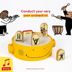 I mattoncini in legno per il gioco extra "Little Maestro" per Console Qubitunes di Qubs