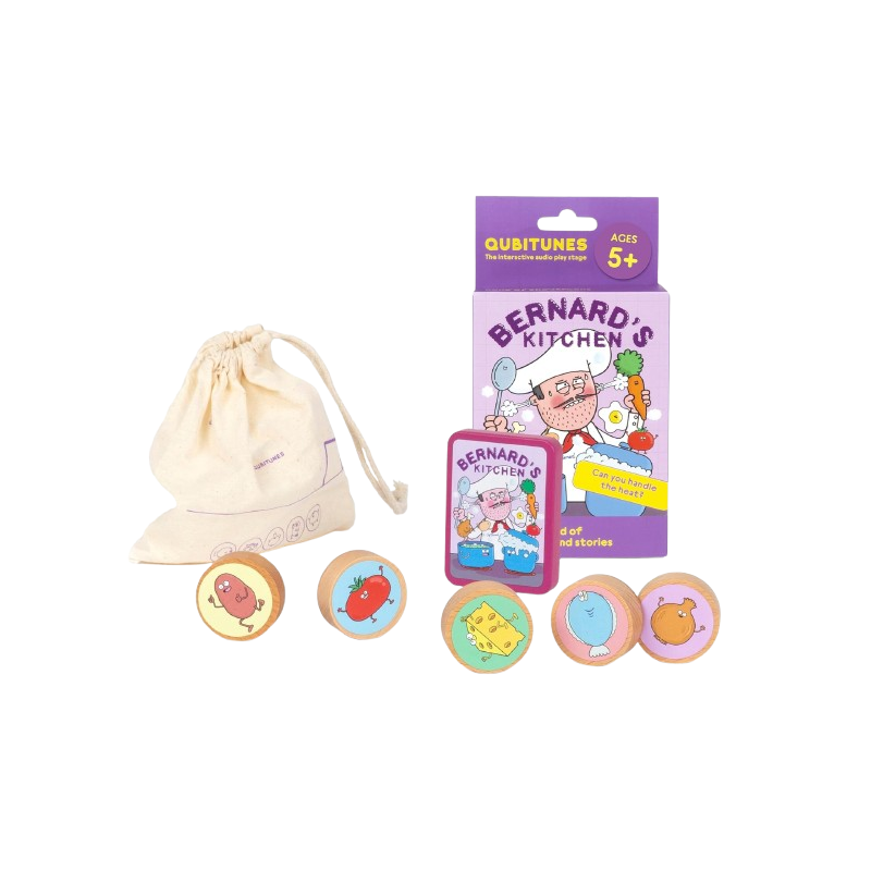 Il gioco extra "Bernard's Kitchen Game" per Console Qubitunes di Qubs Il gioco extra "Bernard's Kitchen Game" per Console Qubitunes di Qubs