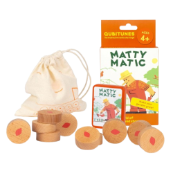 Il gioco extra "Matty Matic Game" per Console Qubitunes di Qubs