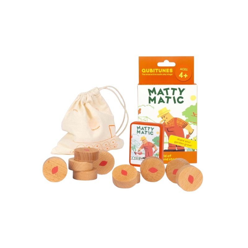 Il gioco extra "Matty Matic Game" per Console Qubitunes di Qubs