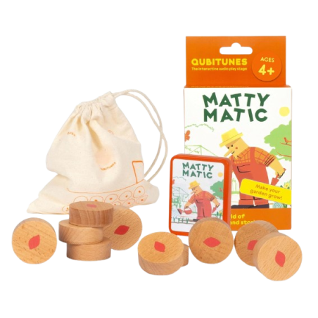 Il gioco extra "Matty Matic Game" per Console Qubitunes di Qubs