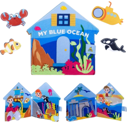 Il Libro in feltro a tema Oceano di Pantaworlds