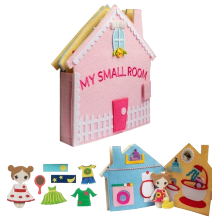 Il Libro in feltro a tema Stanza di Pantaworlds Il Libro in feltro a tema Stanza di Pantaworlds