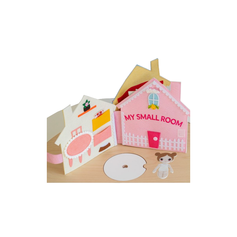 Il Libro in feltro a tema Stanza di Pantaworlds aiuterà i bambini a svolgere in modo autonomo le attività quotidiane Il Libro in feltro a tema Stanza di Pantaworlds aiuterà i bambini a svolgere in modo autonomo le attività quotidiane