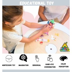 Sviluppa la creatività e l'immaginazione con il set extra con personaggi in feltro per i libri di Pantaworlds Sviluppa la creatività e l'immaginazione con il set extra con personaggi in feltro per i libri di Pantaworlds