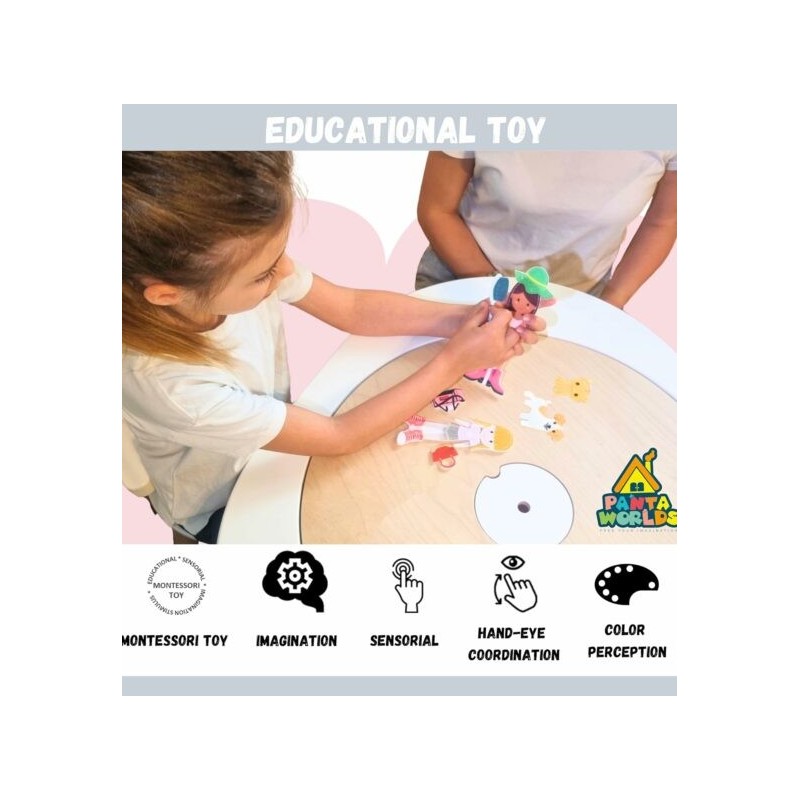 Sviluppa la creatività e l'immaginazione con il set extra con personaggi in feltro per i libri di Pantaworlds Sviluppa la creatività e l'immaginazione con il set extra con personaggi in feltro per i libri di Pantaworlds