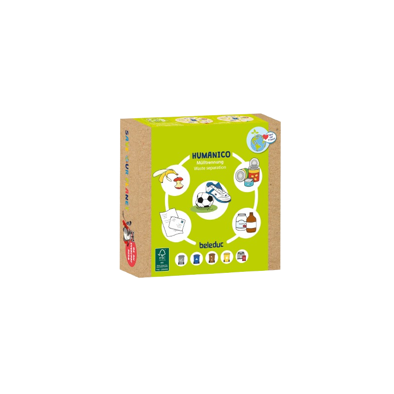 La scatola esterna del gioco Waste Separation
