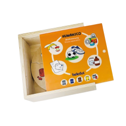 la scatola interna in legno che contiene i multi puzzle della Beleduc la scatola interna in legno che contiene i multi puzzle della Beleduc