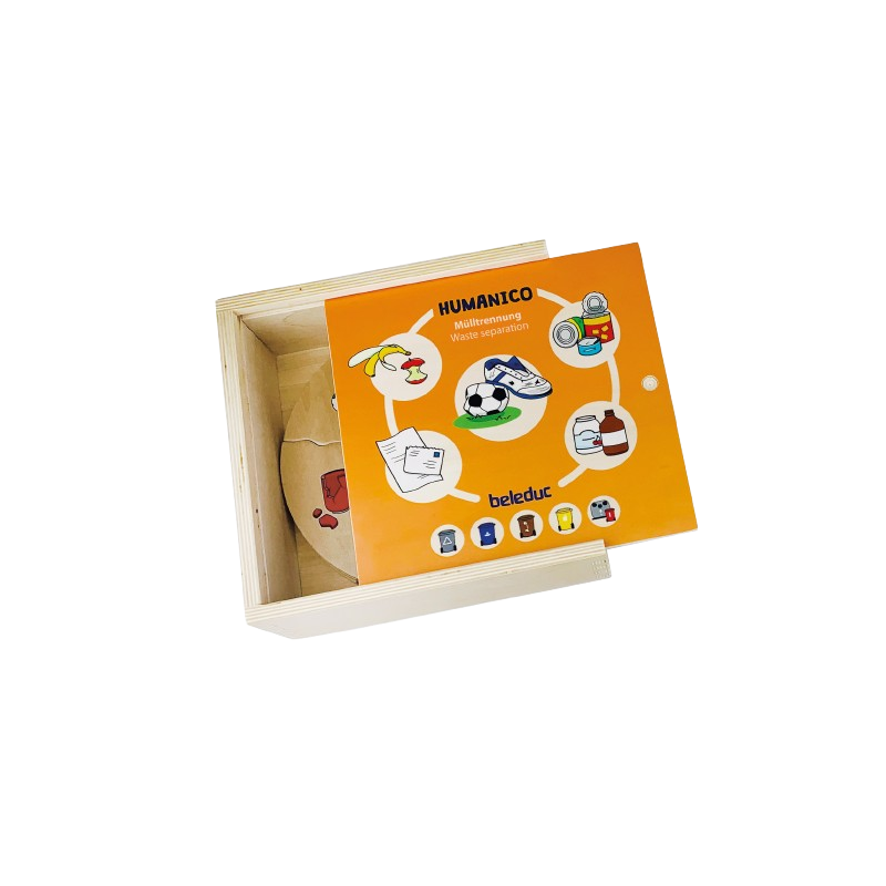 la scatola interna in legno che contiene i multi puzzle della Beleduc la scatola interna in legno che contiene i multi puzzle della Beleduc