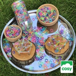 Le Mini tavolette rustiche Geo di Cosy utilissime per i primi conteggi matematici dei bambini