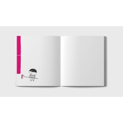 Un piccolo imbianchino che nel libro bianco di Minibombo inizia a dipingere le pareti bianche..cosa succederà?