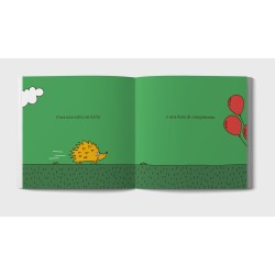 Cosa succede se un riccio viene inviato ad una festa con i palloncini? Scoprilo su Storie brevi di Minibombo