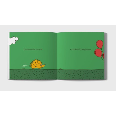 Cosa succede se un riccio viene inviato ad una festa con i palloncini? Scoprilo su Storie brevi di Minibombo