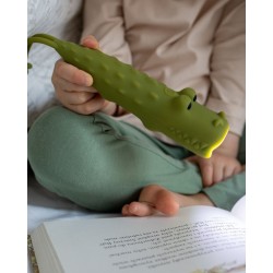 La Torcia in Morbido Silicone - Coccodrillo di Rabbit & Friends ha luminosità regolabile