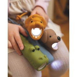 Crea atmosfere confortevoli e adatte ai bambini con Torcia in Morbido Silicone di Rabbit & Friends