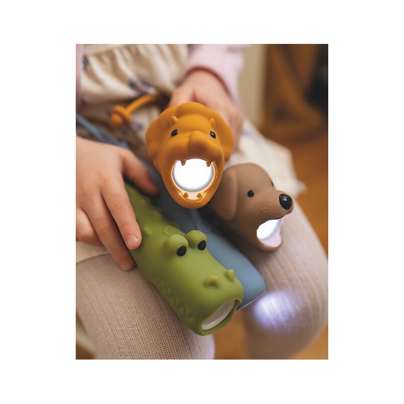 Crea atmosfere confortevoli e adatte ai bambini con Torcia in Morbido Silicone di Rabbit & Friends