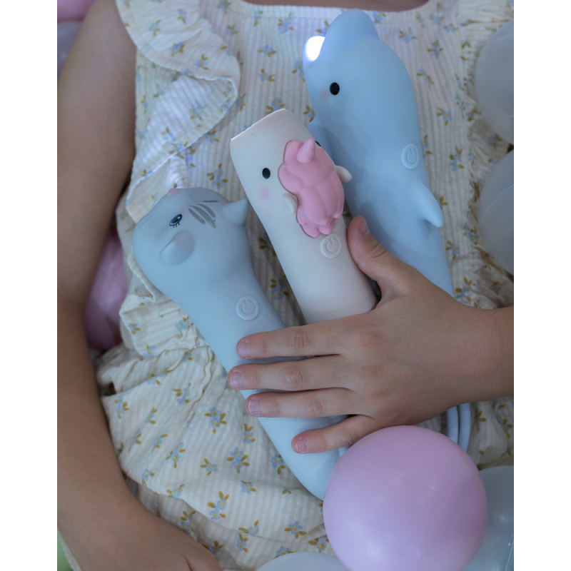 Tante forme di animali diversi per queste Torce in Morbido Silicone di Rabbit & Friends