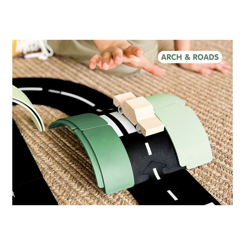 Gli Archi Modulari per Giochi Creativi – Starter Set possono essere combinati con le altre piste di Waytoplay Gli Archi Modulari per Giochi Creativi – Starter Set possono essere combinati con le altre piste di Waytoplay