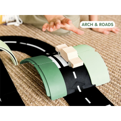 Gli Archi Modulari per Giochi Creativi – Creative Set possono essere combinati con le altre piste di Waytoplay Gli Archi Modulari per Giochi Creativi – Creative Set possono essere combinati con le altre piste di Waytoplay