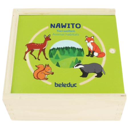 La scatola di legno del puzzle multiplo Animal Habitat