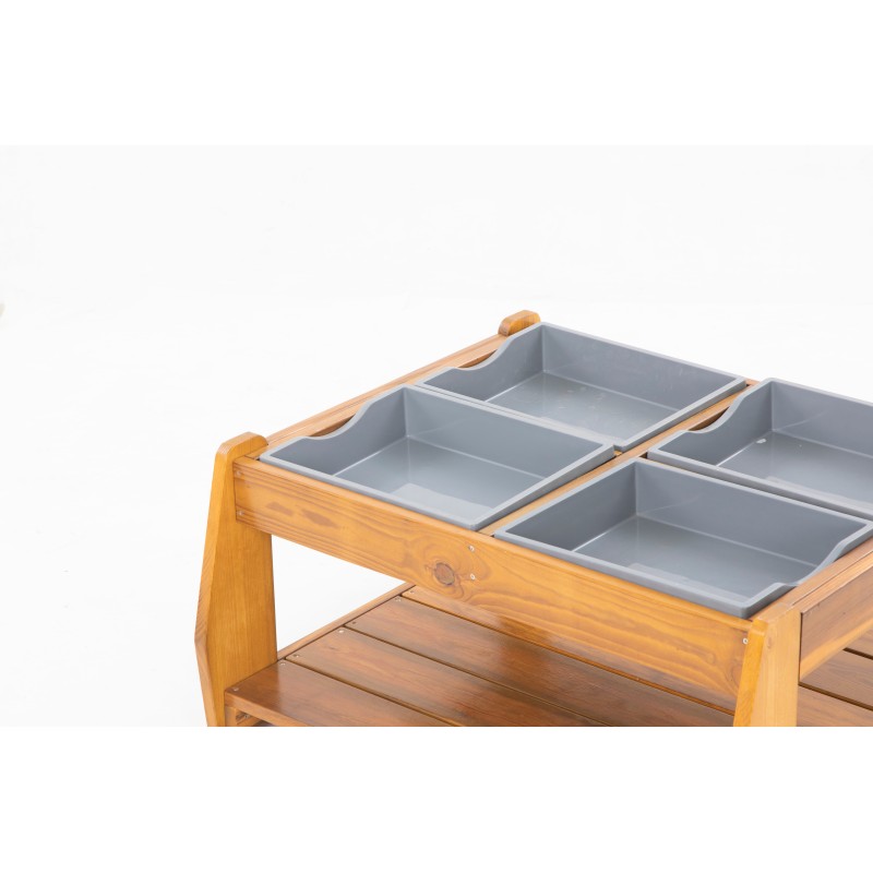 4 vasche rimovibili in polipropilene resistente per il Tavolo Sensoriale per bambini per giochi all’aperto con Sabbia e Acqua 4 vasche rimovibili in polipropilene resistente per il Tavolo Sensoriale per bambini per giochi all’aperto con Sabbia e Acqua