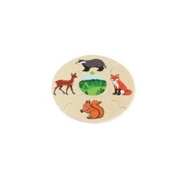 Un esempio del puzzle multiplo Animal Habitat Un esempio del puzzle multiplo Animal Habitat