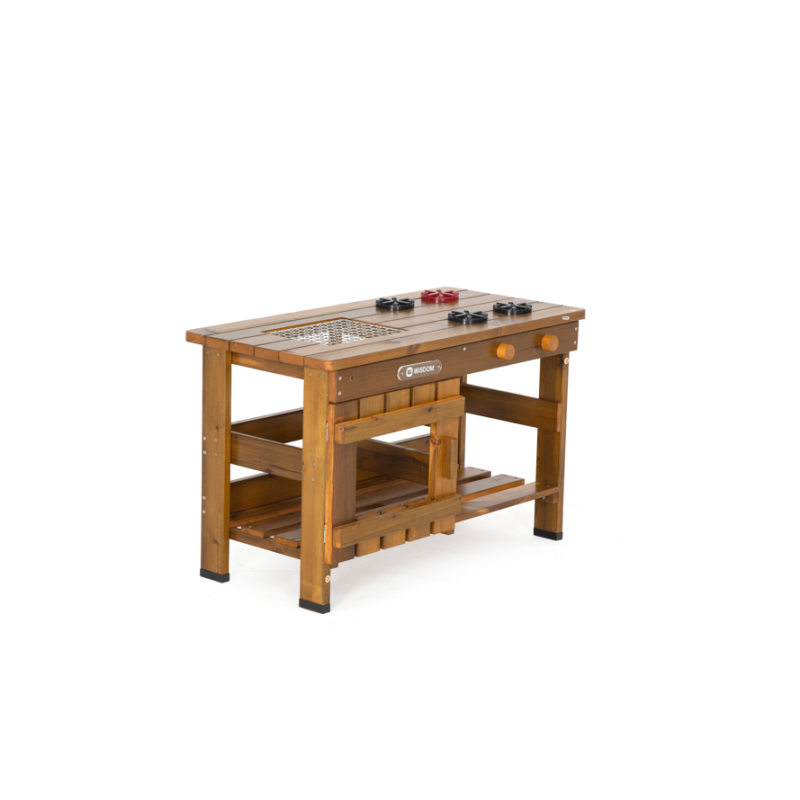 Il Barbecue Gioco in Legno da Esterno per Bambini di Wisdom