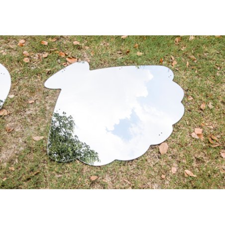 Lo specchio a forma di conchiglia del Set 4 Specchi Sensoriali per Bambini Indoor & Outdoor di Wisdom