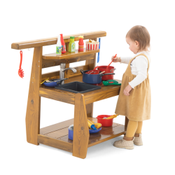I bambini si divertiranno a giocare con questa Cucina Gioco in Legno da esterno di Wisdom I bambini si divertiranno a giocare con questa Cucina Gioco in Legno da esterno di Wisdom